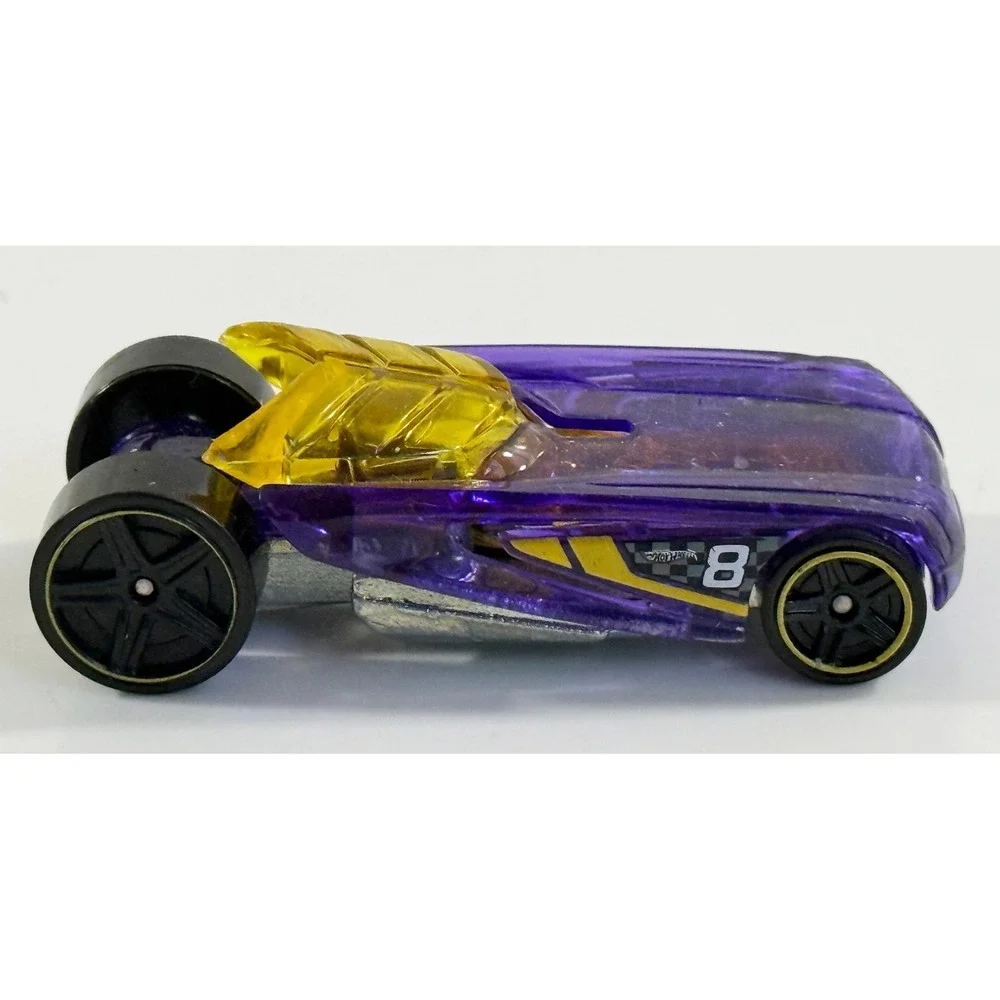 Hot Wheels Pharodox Toy Car Kids 1:64 Purple Translucent Yellow Canopy #8